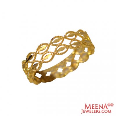 22kt Gold Ladies Band Ring ( Ladies Gold Ring )