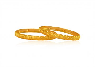 22 Karat Gold Baby Kada (2 Pc) ( Baby Bangles )