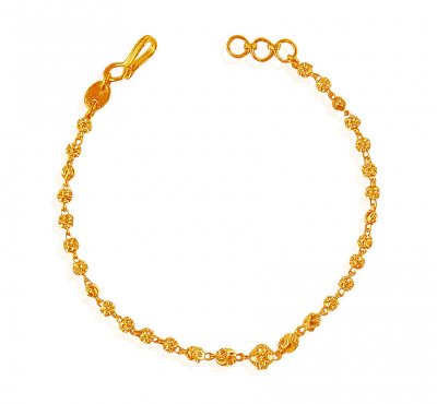 22k Gold Balls Bracelet ( Ladies Bracelets )