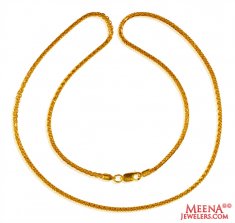 22K Gold Fancy Chain  ( Plain Gold Chains )