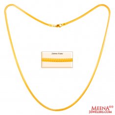 22Kt Gold Fancy Chain for Mens