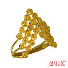 22Kt Gold Fancy Ring ( Ladies Gold Ring )