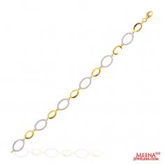 22Kt Gold Fancy CZ Bracelet