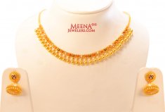 22Kt Gold Necklace Set