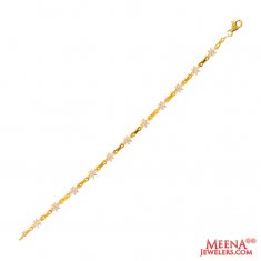 22Kt Gold CZ Bracelet ( Ladies Bracelets )