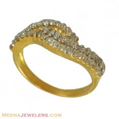 18k Yellow Gold Diamond Ring ( Diamond Rings )