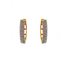 18Karat Gold Diamond Earrings