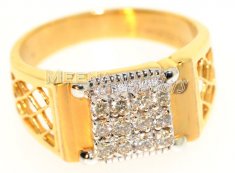 18Kt Yellow Gold Diamond Rings ( Diamond Rings )