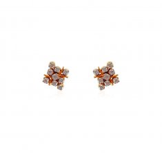 18kt Gold Diamond Earring