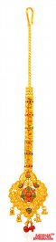 22Kt Gold Fancy Maang Tikka ( Gold Tikka )