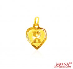 22Kt Gold Initial Pendant (R)