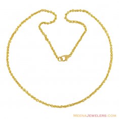18 Gold Mens Link Chain
